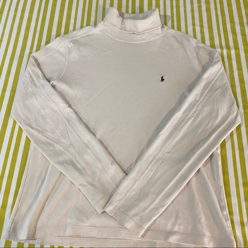 L Polo Long-Sleeve Turtle Neck